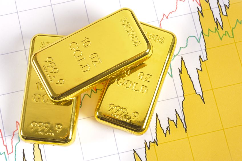 Gold steigend